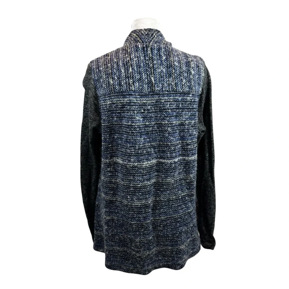 Ladies Lucky Brand Wool Blend Waterfall Collar Cardigan Sweater‎ Size Medium